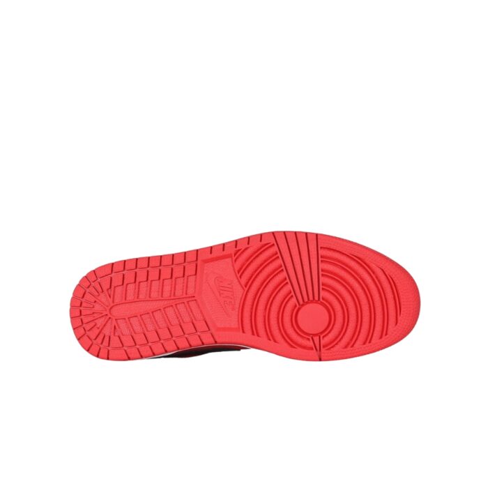 NIKE AIR JORDAN 1 LOW BLACK GYM RED 553558 610 - Image 6