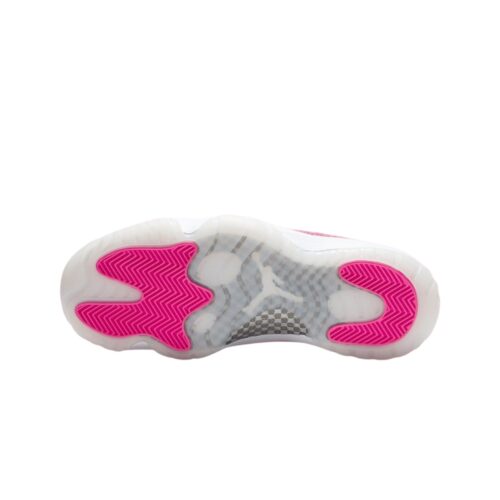 NIKE AIR JORDAN 11 LOW PINK SNAKESKIN WHITE WATERMELON BLACK AH7860 106 - Image 6