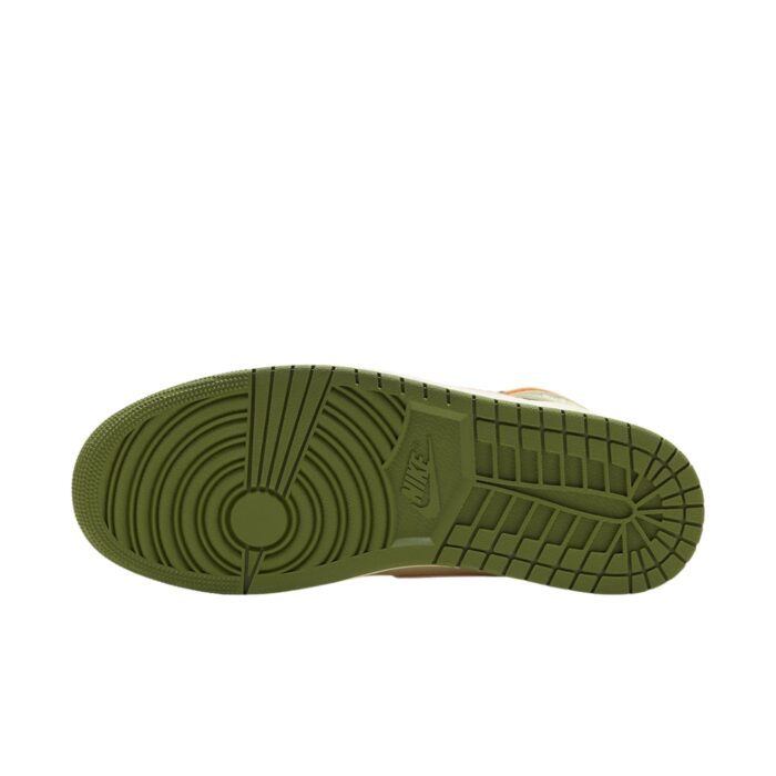 NIKE AIR JORDAN 1 HIGH OG CELADON SKY J LIGHT OLIVE BRIGHT MANDARIN COCONUT MILK PALE IVORY FB9934 300 - Image 6