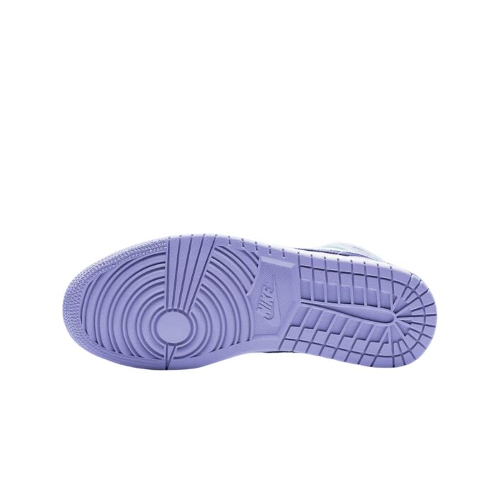 NIKE AIR JORDAN 1 MID PURPLE AQUA PURPLE PULSE GLACIER BLUE WHITE ARCTIC PUNCH 554724 500 - Image 6