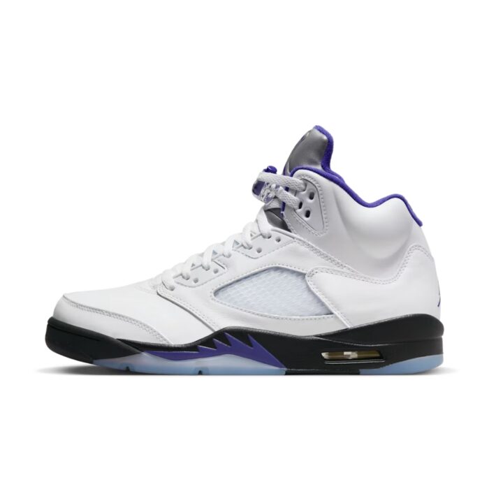 NIKE AIR JORDAN 5 CONCORD WHITE DARK CONCORD BLACK DD0587 141 - Image 3