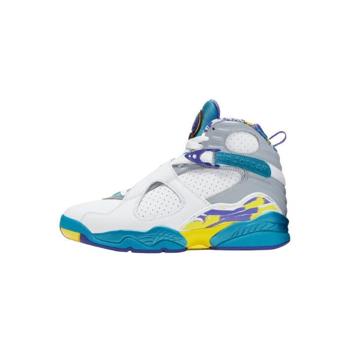 NIKE AIR JORDAN 8 WHITE AQUA VARSITY RED BRIGHT CONCORD CI1236 100 - Image 3