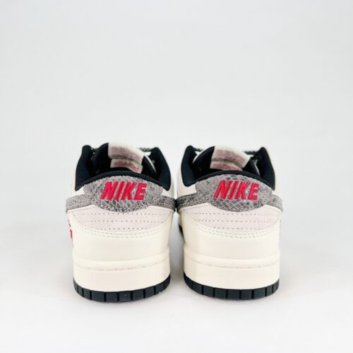 Nike SB Dunk Low X Stussy Snake Year Limited Edition White Grey  - Image 5