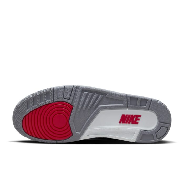 NIKE AIR JORDAN 3 BLACK CEMENT BLACK FIRE RED CEMENT GREY SAIL DN3707 010 - Image 6