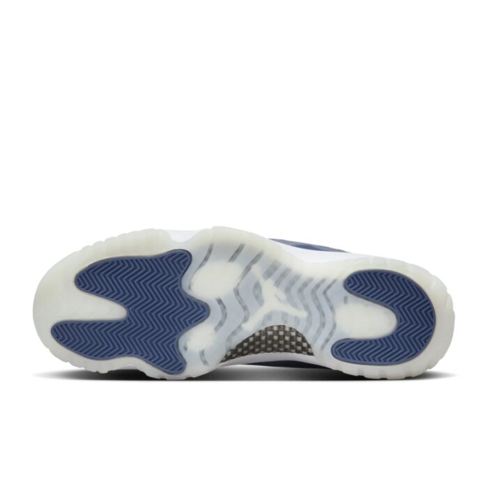 NIKE AIR JORDAN 11 LOW DIFFUSED BLUE WHITE MIDNIGHT NAVY DIFFUSED BLUE FOOTBALL GREY FV5104 104 - Image 6