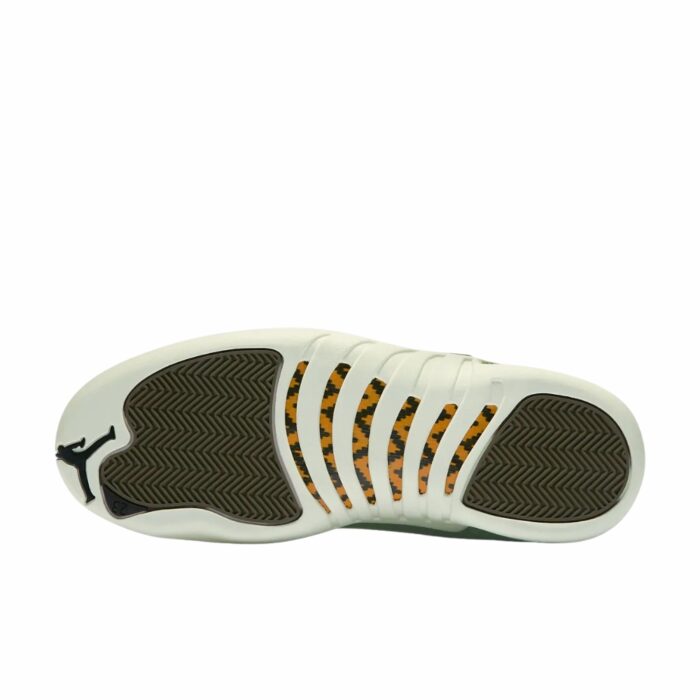 NIKE AIR JORDAN 12 RETRO CHRIS PAUL CLASS OF 2003 OLIVE CANVAS BLACK SAIL 130690 301 - Image 6
