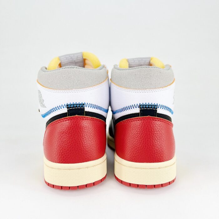 NIKE AIR JORDAN 1 RETRO HIGH UNION LA NRG BLACK TOE WHITE BLACK VARSITY RED WOLF GREY BV1300 106 - Image 5