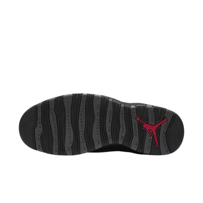 NIKE AIR JORDAN 10 DARK SHADOW TRUE RED BLACK 310805 002 - Image 5