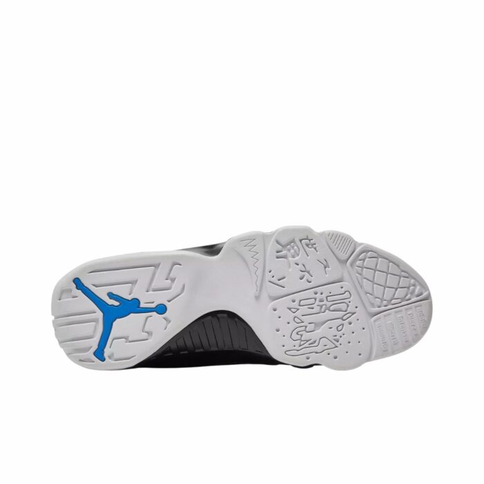 NIKE AIR JORDAN 9 RETRO BLACK WHITE PHOTO BLUE 302370 007 - Image 6