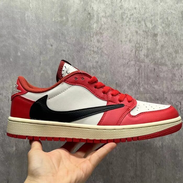 NIKE AIR JORDAN 1 LOW X TRAVIS SCOTT CHICAGO RED - Image 2