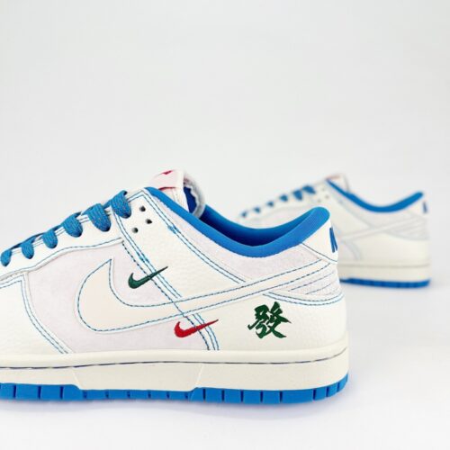 Nike SB Dunk Low White Blue Stitching Fortune  - Image 3