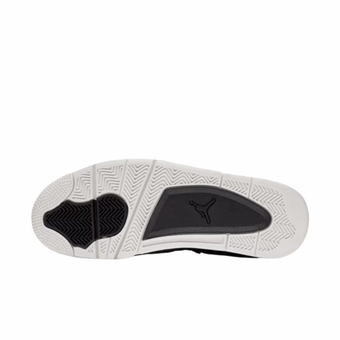 NIKE AIR JORDAN 4 RETRO PONY HAIR BLACK SAIL 819139 010 - Image 6