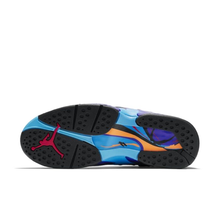NIKE AIR JORDAN 8 RETRO AQUA BLACK BRIGHT CONCORD AQUA TONE 305381 025 - Image 6