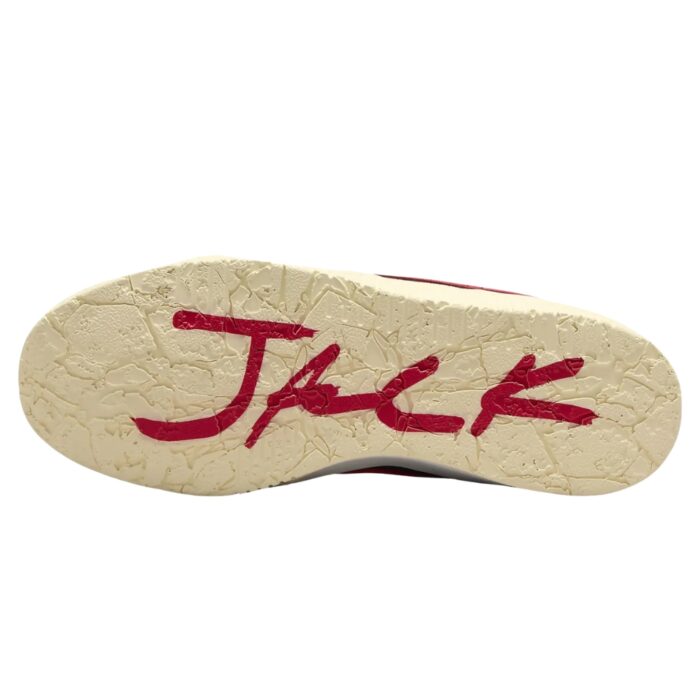 NIKE AIR JORDAN JUMPMAN JACK X TRAVIS SCOTT SAIL UNIVERSITY RED BLACK MUSLIN FZ8117 101 - Image 6