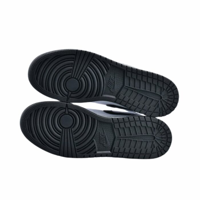 NIKE AIR JORDAN 1 MID GS WHITE BLACK GREY 554725 115 - Image 6