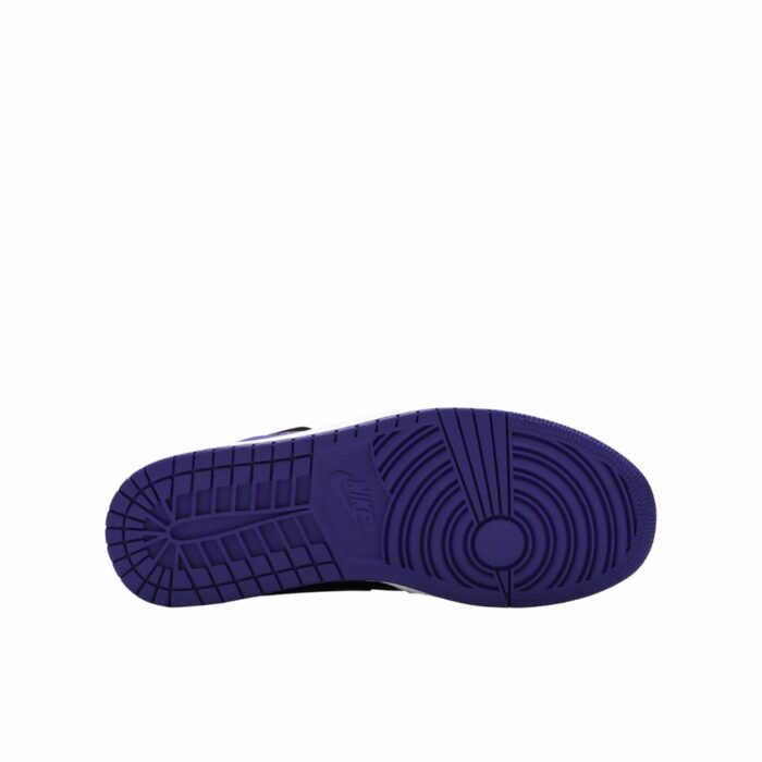 NIKE AIR JORDAN 1 LOW COURT PURPLE BLACK WHITE 553558 501 - Image 6