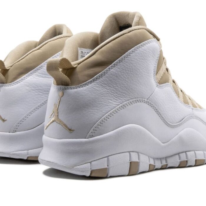 NIKE AIR JORDAN 10 LINEN WHITE LINEN UNIVERSITY BLUE 310805 142 - Image 4