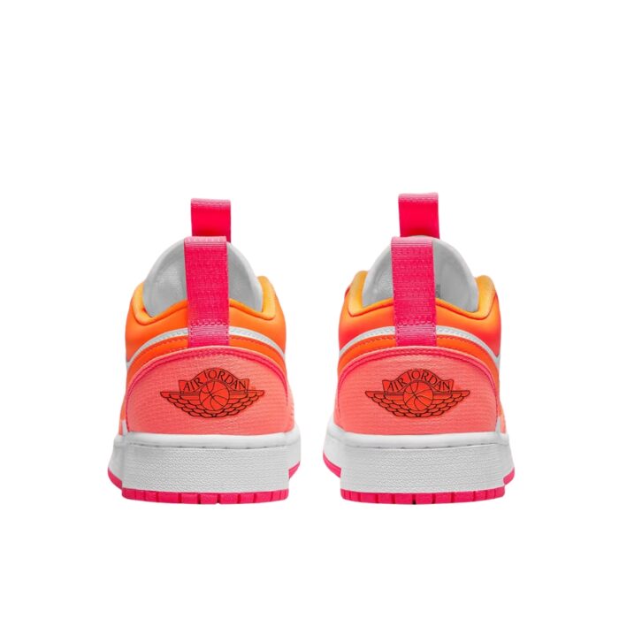 NIKE AIR JORDAN 1 LOW UTILITY HYPER CRIMSON WHITE GLOSS DUTCH ORANGE DJ0530 801 - Image 5