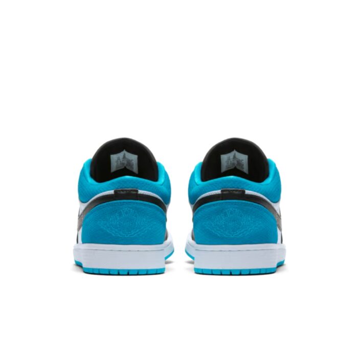 NIKE AIR JORDAN 1 LOW LASER BLUE BLACK WHITE CK3022 004 - Image 5
