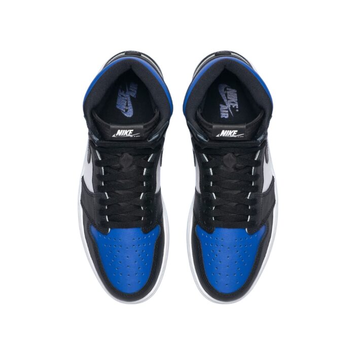 NIKE AIR JORDAN 1 RETRO HIGH BLACK GAME ROYAL BLACK WHITE 555088 041 - Image 4