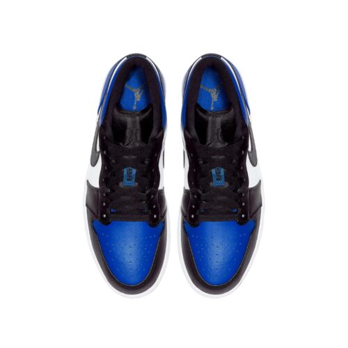 NIKE AIR JORDAN 1 LOW ROYAL TOE WHITE BLACK CQ9446 400 - Image 4