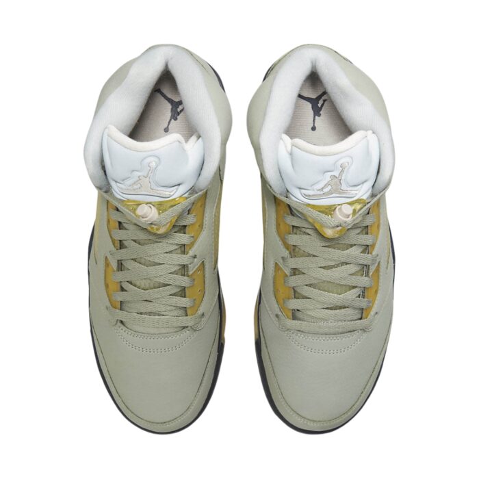 NIKE AIR JORDAN 5 RETRO JADE HORIZON LIGHT SILVER ANTHRACITE PINK GLAZE DC7501 300 - Image 4