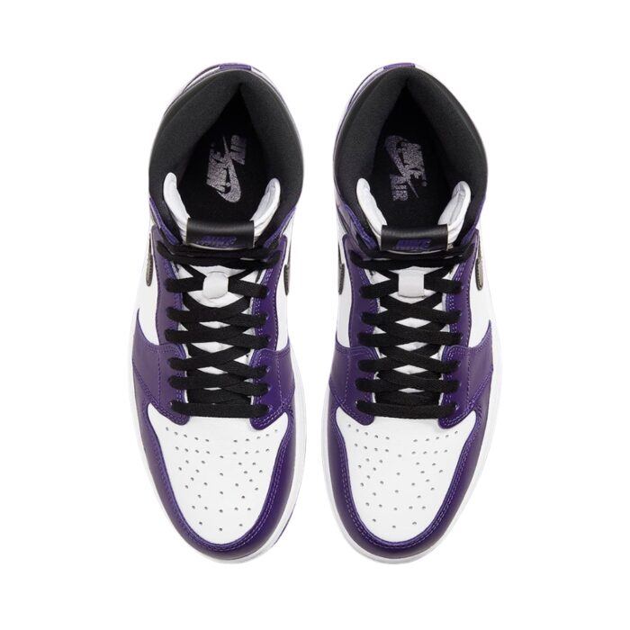 NIKE AIR JORDAN 1 RETRO HIGH COURT PURPLE WHITE BLACK 555088 500 - Image 4