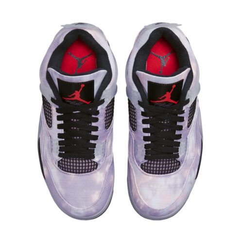 NIKE AIR JORDAN 4 ZEN MASTER AMETHYST WAVE BRIGHT CRIMSON BLACK CEMENT GREY DH7138 506 - Image 4