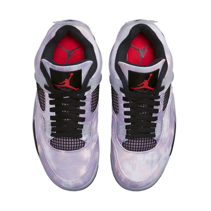 NIKE AIR JORDAN 4 ZEN MASTER AMETHYST WAVE BRIGHT CRIMSON BLACK CEMENT GREY DH7138 506 - Image 4