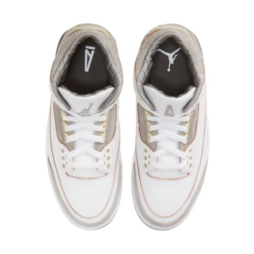 NIKE AIR JORDAN 3 X A MA MANIERE RAISED BY WOMEN WHITE MEDIUM GREY VIOLET ORE DH3434 110 - Image 4