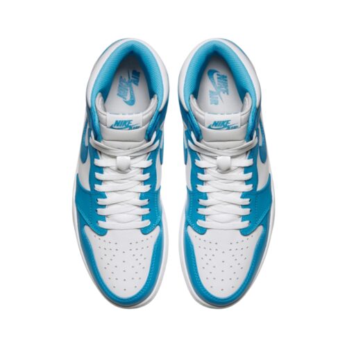NIKE AIR JORDAN 1 RETRO UNC WHITE DK POWDER BLUE 555088 117 - Image 4