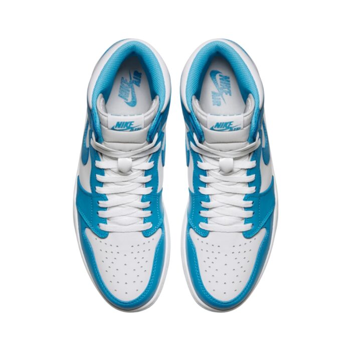 NIKE AIR JORDAN 1 RETRO UNC WHITE DK POWDER BLUE 555088 117 - Image 4