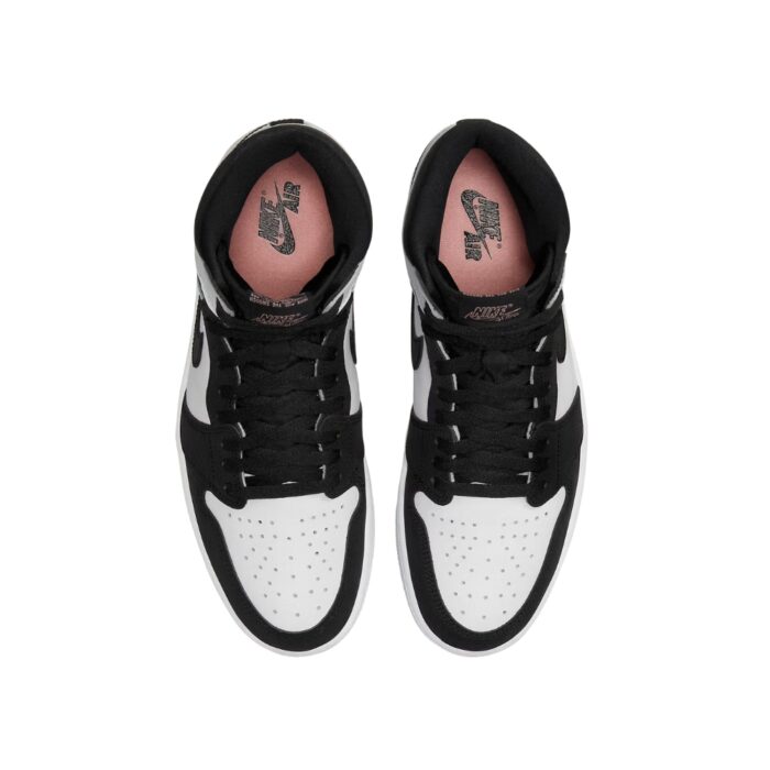 NIKE AIR JORDAN 1 RETRO HIGH OG STAGE HAZE WHITE BLEACHED CORAL BLACK GREY FOG 555088 108 - Image 4