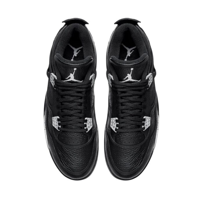 NIKE AIR JORDAN 4 RETRO OREO BLACK TECH GREY BLACK 314254 033 - Image 4