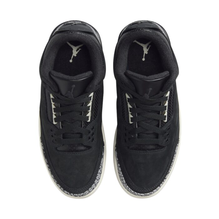 NIKE AIR JORDAN 3 OFF NOIR BLACK COCONUT MILK CEMENT GREY CK9246 001 - Image 4