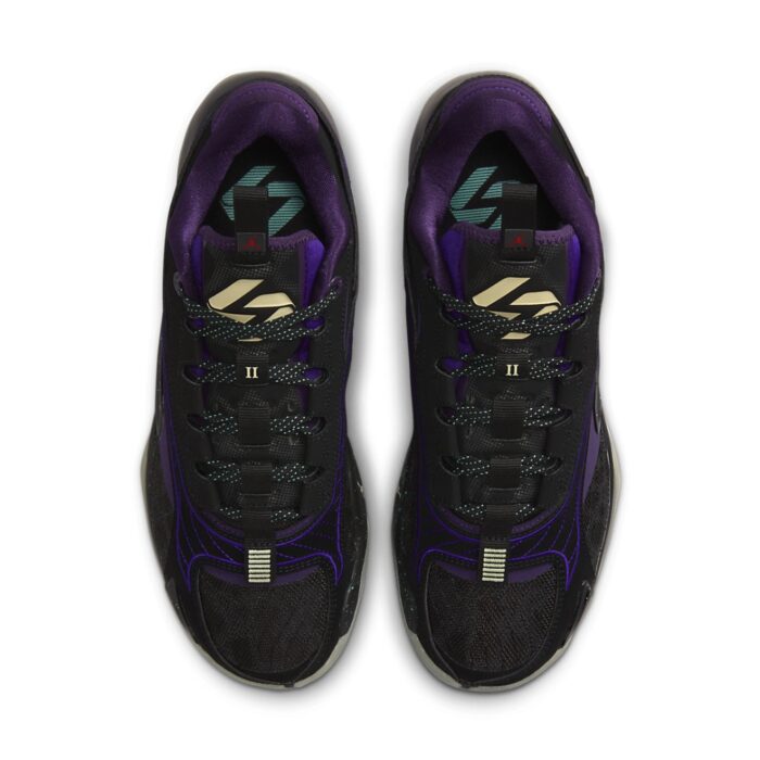 NIKE JORDAN LUKA SPACE HUNTER BLACK GLOW GRAND PURPLE AURORA GREEN PINK BLAST DX8733 001 - Image 4