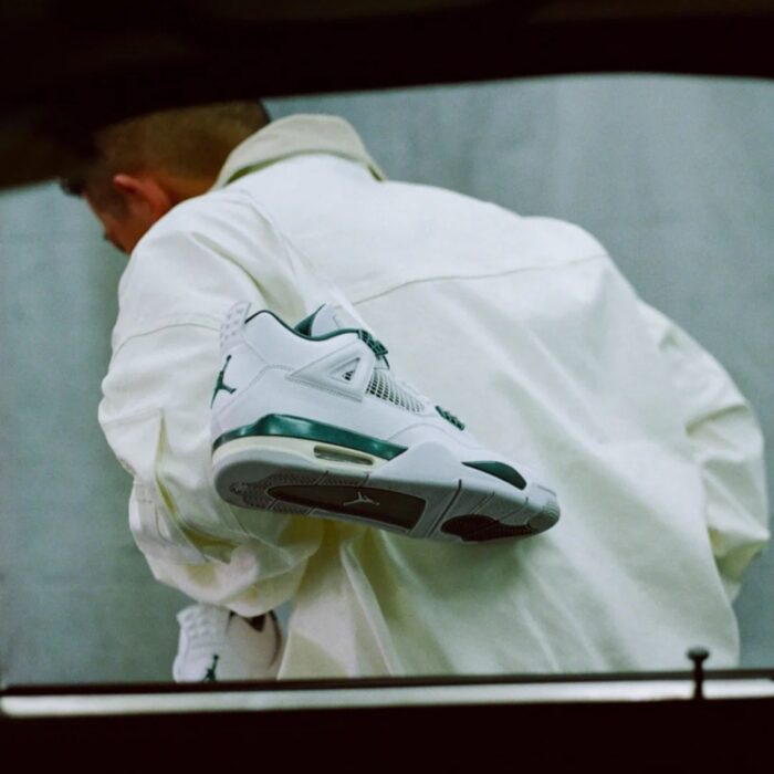 NIKE AIR JORDAN 4 OXIDISED GREEN WHITE FQ8138 103 - Image 7