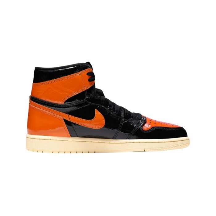 NIKE AIR JORDAN 1 RETRO HIGH OG SHATTERED BACKBOARD 3 0 BLACK PALE VANILLA STARFISH 555088 028 - Image 3