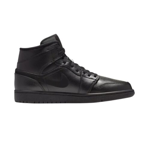 NIKE AIR JORDAN 1 MID BLACK 554724 090 - Image 3