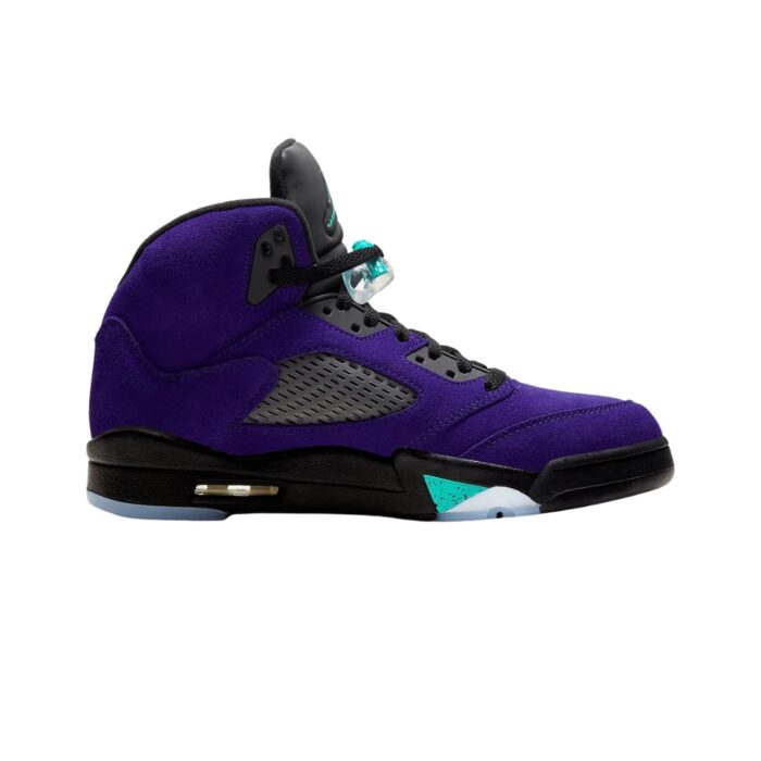 NIKE AIR JORDAN 5 ALTERNATE GRAPE ICE NEW EMERALD BLACK 136027 500 - Image 3