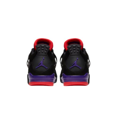 NIKE AIR JORDAN 4 RETRO RAPTORS DRAKE OVO SIGNATURE PURPLE RED BLACK AQ3816 056 - Image 5