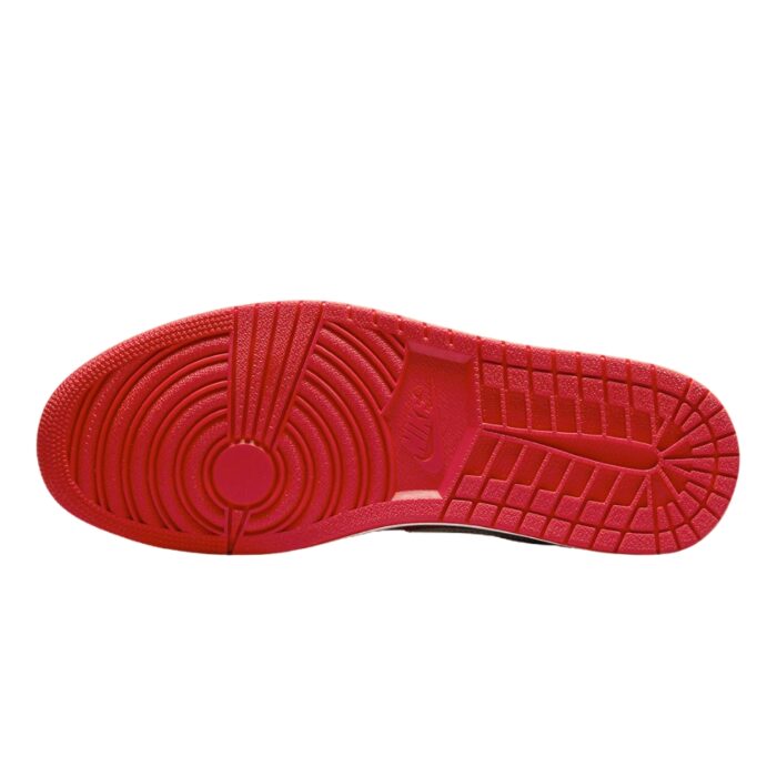 NIKE AIR JORDAN 1 LOW SPADES WHITE UNIVERSITY RED METALLIC GOLD DJ5185 100 - Image 6