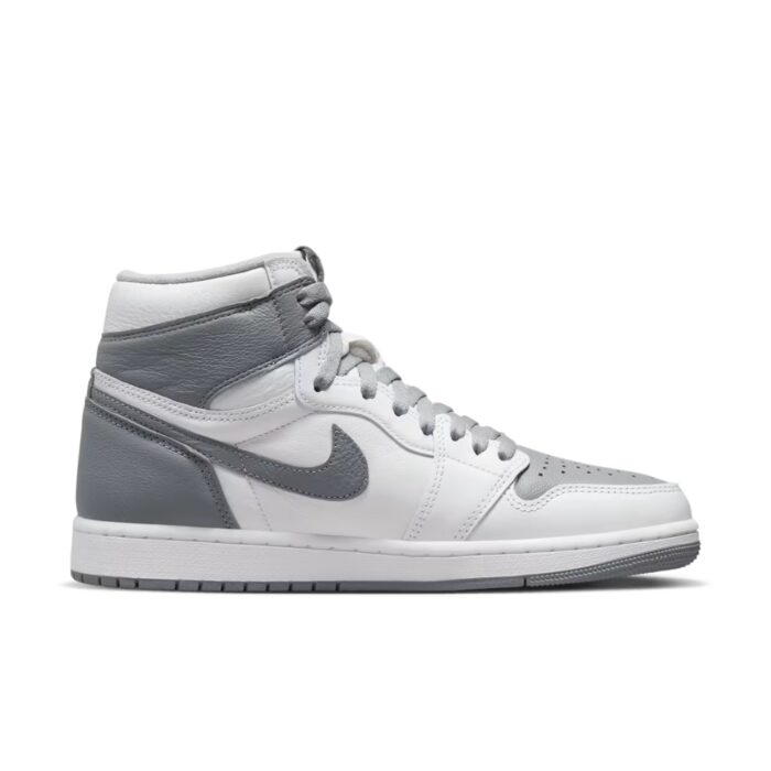 NIKE AIR JORDAN 1 HIGH OG STEALTH GREY WHITE 555088 037 - Image 2