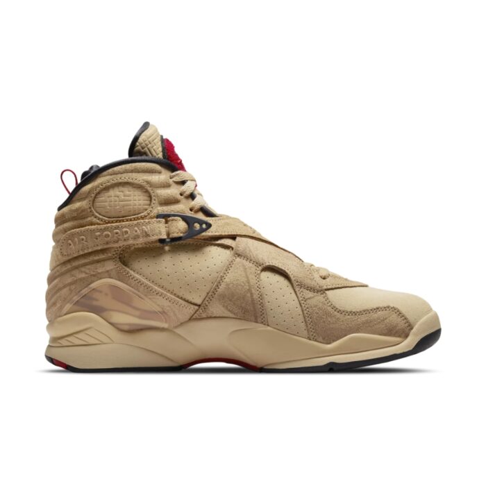 NIKE AIR JORDAN 8 RETRO BLACK SAMURAI X RUI HACHIMURA TWINE GYM RED BLACK SESAME D02496 700 - Image 2