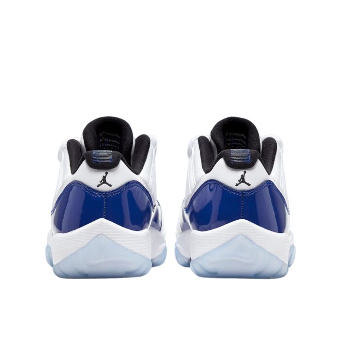 NIKE AIR JORDAN 11 RETRO LOW WHITE CONCORD SKETCH WHITE BLACK CONCORD AH7860 100 - Image 5