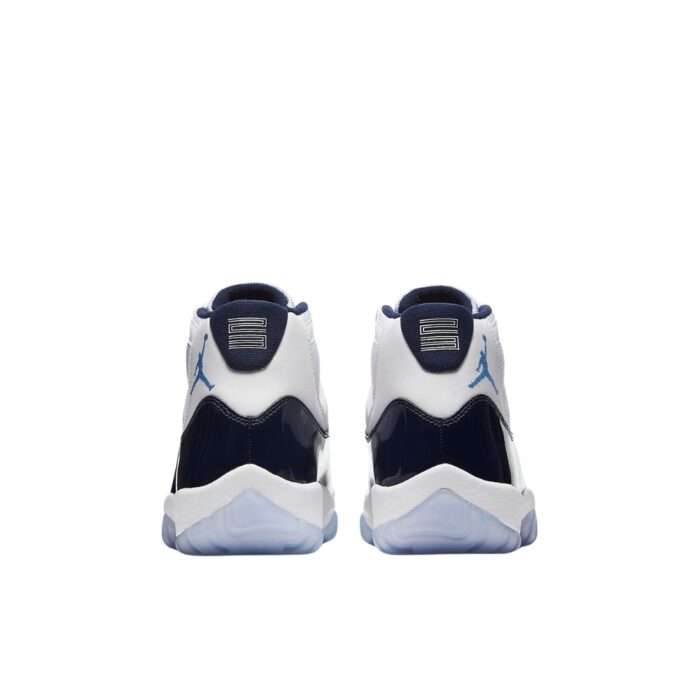 NIKE AIR JORDAN 11 RETRO UNC WIN LIKE 82 WHITE MIDNIGHT NAVY UNIVERSITY BLUE 378037 123 - Image 5