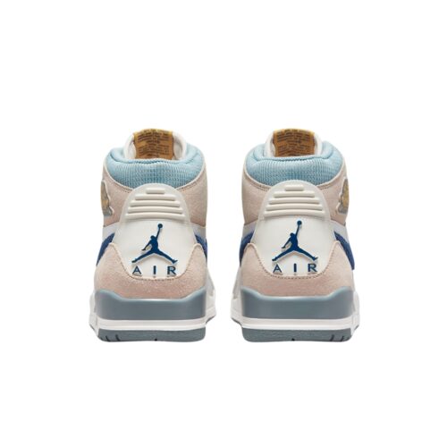 NIKE AIR JORDAN LEGACY 312 CORDUROY SWOOSH CREAM WHITE BLUE DQ53487 141 - Image 5