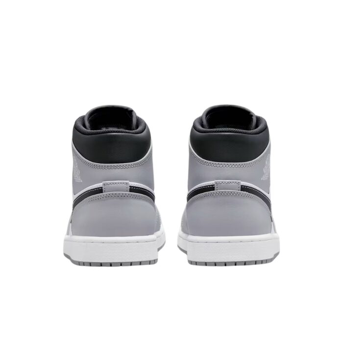 NIKE AIR JORDAN 1 MID LIGHT SMOKE GREY ANTHRACITE WHITE 554724 078 - Image 5
