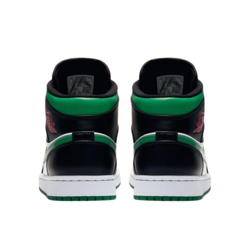 NIKE AIR JORDAN 1 MID BLACK PINE GREEN WHITE GYM RED 554724 067 - Image 5