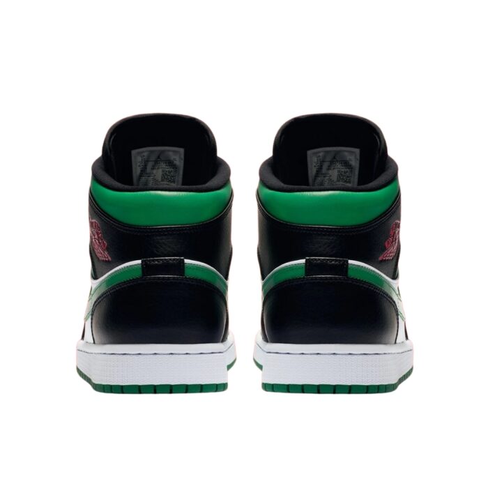 NIKE AIR JORDAN 1 MID BLACK PINE GREEN WHITE GYM RED 554724 067 - Image 5